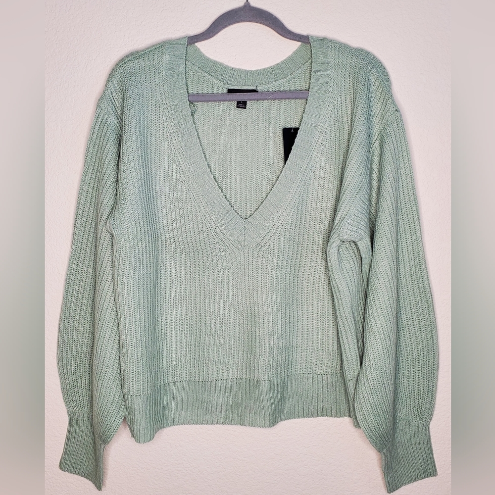 Ambiance Apparel Mint Green Sweater